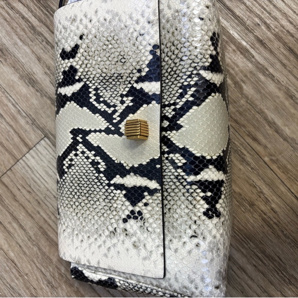KHAITE Audrey Python Snake Crossbody Shoulder Clu… - image 4